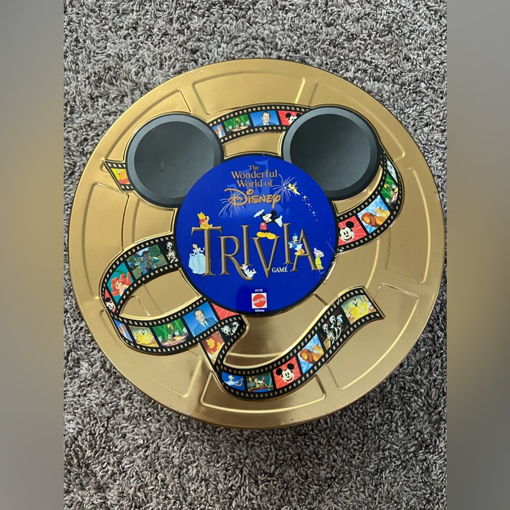 Mattel The Wonderful World of Disney Trivia Game